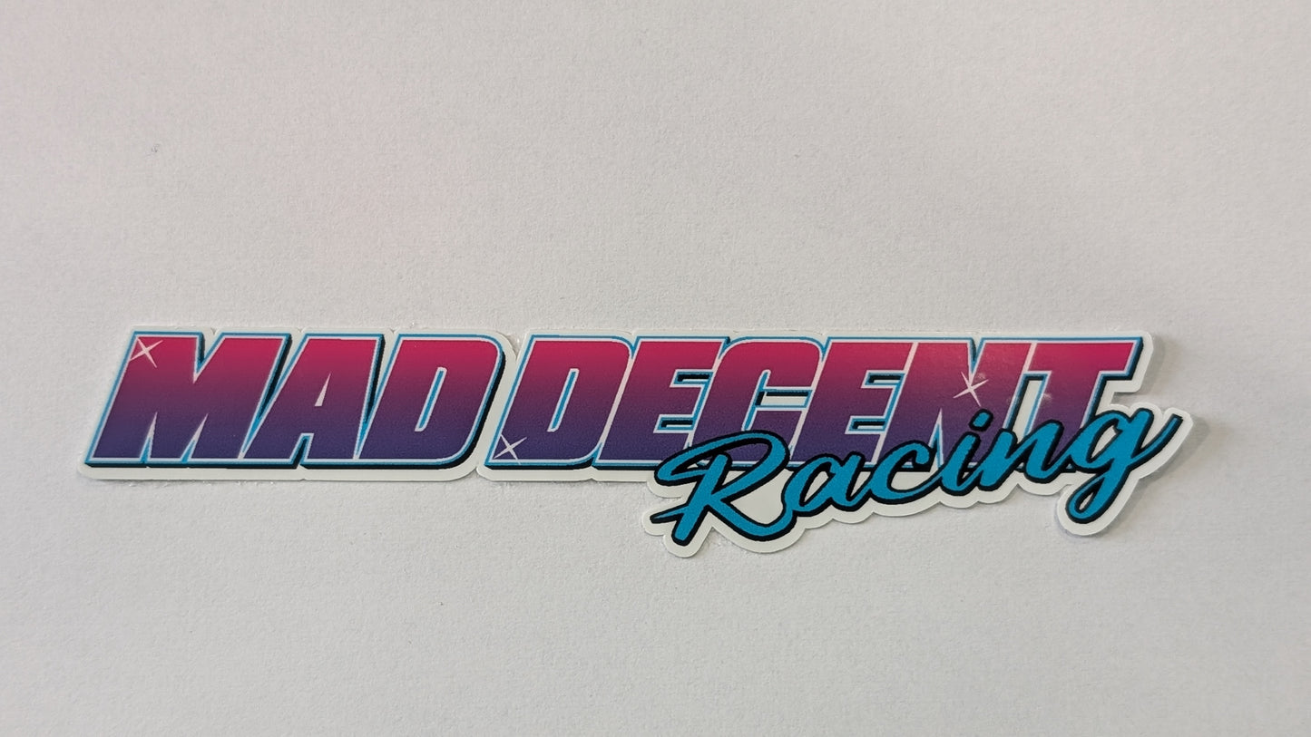 Mad Decent Racing logo sticker