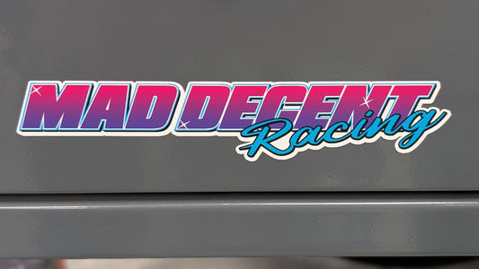 Mad Decent Racing logo sticker